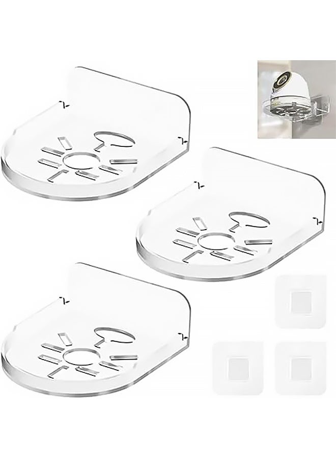 3 Pack Small Shelf, Security Camera Wall Mount Holder, Baby Monitor Mount,360°Rotation Security Bracket,Camera Not Included - Image 1